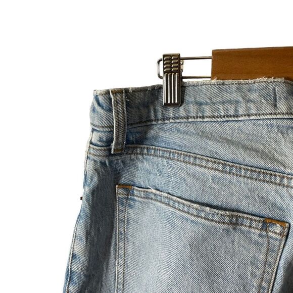 Madewell The Perfect Vintage Distressed Ripped Straight Jeans Size 28 - Picture 6 of 6